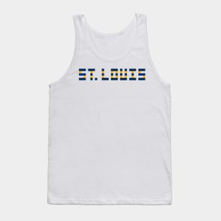 Pixel Hockey City St Louis 2017 Tank Top